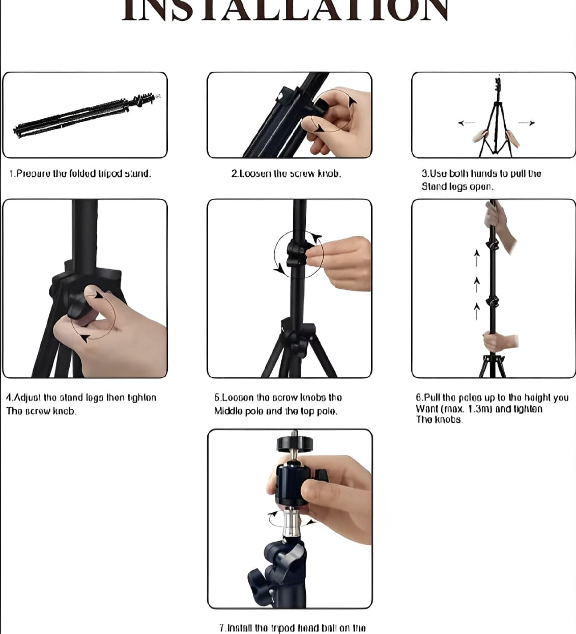 LED Ring Light with Mobile Holder