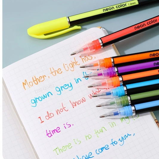 high quality Gel Pen & Highlighter Set | 12 Pens